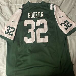 Nike Green and White Sports Jersey